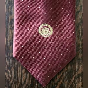 Vintage USC University of Southern California Burgundy Red Gold Necktie NWT $18